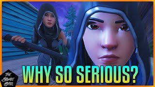 FORTNITE: NEW FATE SKIN GAMEPLAY, WHY IS SHE SO SERIOUS?!?!?!