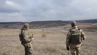 Бойцы полка «Киев» ищут сепарские лежки возле Авдеевки