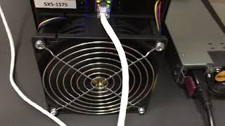 Работа асика Pantech SX5 3.8-4 Th/s