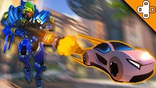 CARS RAIN FROM ABOVE! Overwatch Funny & Epic Moments 440