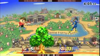GENESIS 3 - Marss (ZSS) vs Ranai (Villager) - Wii U Singles R2