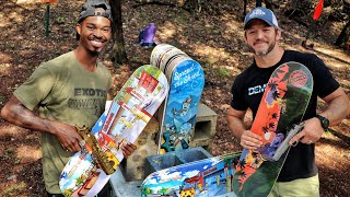 How Many Skateboards will it Take to Stop a Bullet???