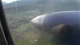 Nepal: Kathmandu airport landing