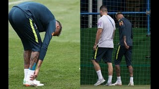 Neymar deixa treino e é dúvida para o jogo contra a Costa Rica