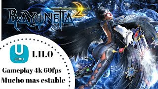 CEMU 1.11.0 Bayonetta 2 4k 60fps | mucho mas estable