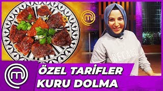 Eda'dan Zeytinyağlı Kuru Dolma Tarifi | MasterChef Türkiye