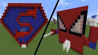 Süper Kahraman Evleri | Minecraft Modern Evler W/ Han Kanal Anka Leydi Extremert