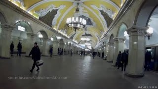 Станция метро Комсомольская кольцевая 29.01.2017