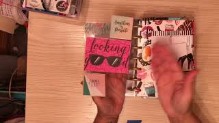 chunky mini happy planner 2018 set up