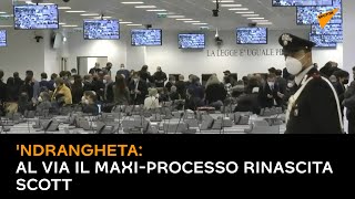 'Ndrangheta, al via il maxi-processo Rinascita Scott