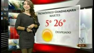 Marcela Mistral falda gris/blusa larga gris rayas medias