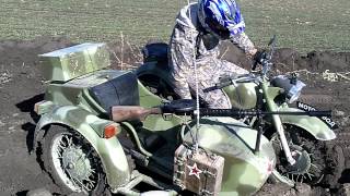 Поездка на мотоцикле с коляской К 750 Серый и Я и мой Бухлобус ))