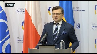 LIVE: Ukrainian FM Kuleba and Polish counterpart Rau hold news conference in Kiev