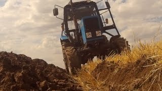 МТЗ 82.1 Оранка 2015 (GoPro)**(plowing MTZ82 2015 (gopro)