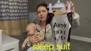 Детская одежда на английском Clothes Vocabulary Babies Toddlers