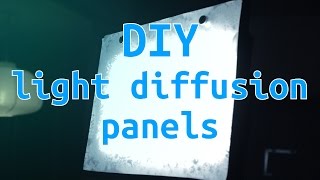 DIY Light Diffusion Panels (for LED's only)  - Oskar Builds