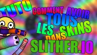 TUTO - COMMENT AVOIR TOUS LES SKINS DANS SLITHER.IO [FR]