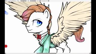 Обработка пони #9 -paint tool sai