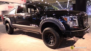 2017 Nissan Titan Pro 4X Accessorized - Exterior and Interior Walkaround - 2017 NY Auto Show