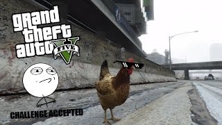 Курица и автомагистраль в GTA V