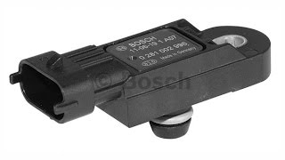 0281002996, Pressure sensor, Drucksensor, Датчик давления BOSCH (FIAT, NISSAN, OPEL, RANAULT, SAAB)