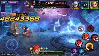 KOF ALLSTAR 國際版 改版後 瘋狂八神最高傷害測試 4824萬