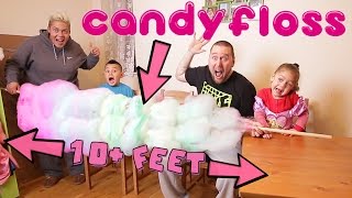 80K SUB SPECIAL | BIGGEST COTTON CANDY IN THE WORLD!! (10+ FEET)