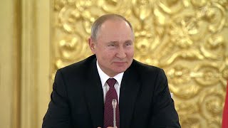 Владимир Путин в Кремле встретился с представителями российского бизнеса.
