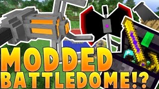 Minecraft MOST OVERPOWERED ARMOR EVER MODDED BATTLEDOME CHALLENGE - Minecraft Mod | JeromeASF
