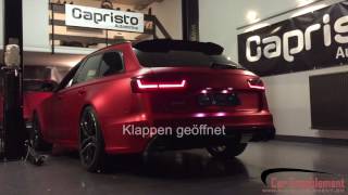 Soundfile Audi RS6 with Capristo Exhaust