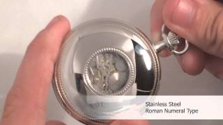 Royal London 90029-01 Double Half Hunter Mechanical Pocket Watch