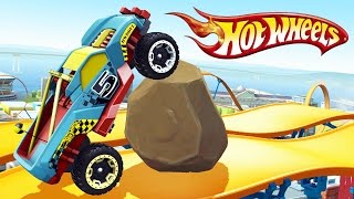 СУМАСШЕДШИЕ ГОНКИ ХОТ ВИЛС Мульт Игра для детей про машинки тачки Монстр Трак Hot Wheels