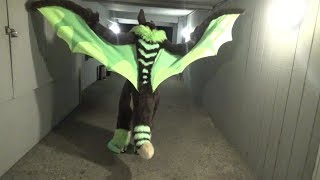 Bat Dragon Fursuit WIP