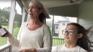 LIVE during HURRICANE FLORENCE!! TORNADO CAUGHT ON CAMERA!