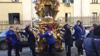 Candelora dei panettieri in via Duca degli Abruzzi