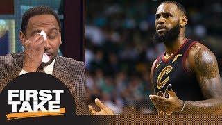 Stephen A. mockingly cries for LeBron James after new-look Cavaliers debut | First Take | ESPN