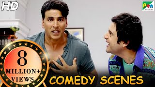 Akshay Kumar Comedy Scenes | Back To Back Comedy | Entertainment | Tamannaah Bhatia, Johnny Lever|HD