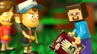 Гравити Фолз и ЛЕГО НУБик Майнкрафт Мультики LEGO Minecraft Animation Мультфильмы для Детей