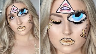 Illuminati Inspired Look ♡ Halloween Makeup Tutorial