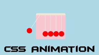 Pendulum css animation using pure html and css | cool css effects