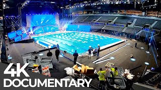 Huge Swimming Pool in One Week | Giant Pop-Up Constructions - Las Vegas, USA