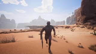 Conan Exiles - Dry Wood / Bark farming location! (2019)(low risk)