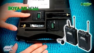 BOYA BY-WM6 Петличный радио микрофон обзор (4K)