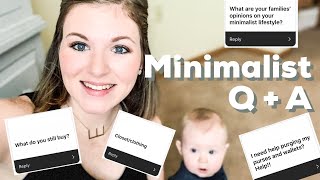 MINIMALIST Q&A | CAPSULE WARDROBE | DECLUTTERING TIPS