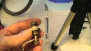Repairing a shutoff valve leaking through the stem