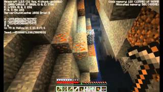 Играем в Terraria 3D (Minecraft mod) #5: Пещеры... Пещеры... и Крюк)