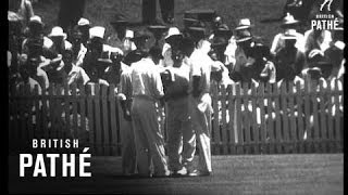 Brisbane - First Test Report AKA Australia Wins The First Test Match (1954)