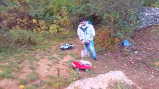 Vaterra k5 blazzer vs hg p601 6x6 rc mud hill