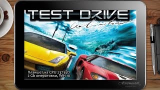 ИГРЫ НА WINDOWS ПЛАНШЕТЕ / TDU Test drive unlimited / on tablet pc game playing test gameplay