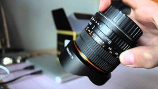 Samyang 8mm Fisheye Lens (Unboxing + Test)